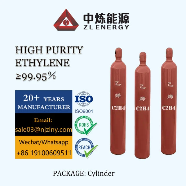 Ethylene R1150 Cylinder Shipping In Stock